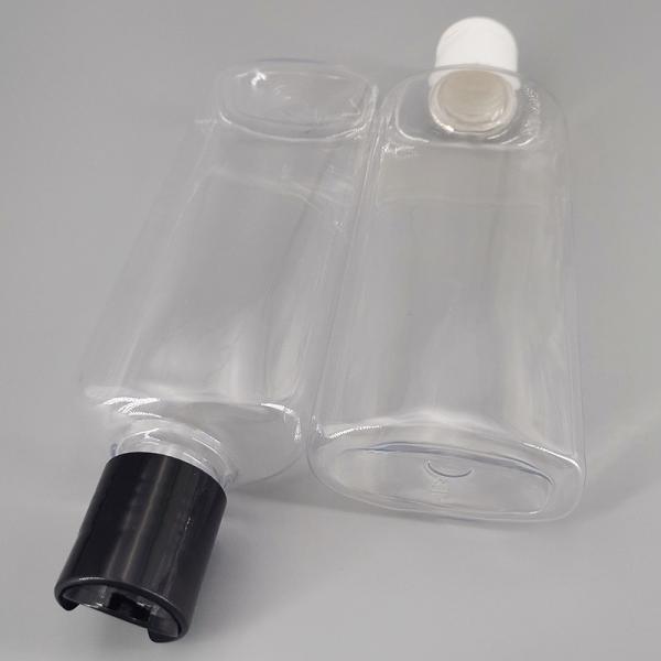 6.76oz 200ml Transparent PET Plastic Mouthwash Disinfectant Bottle