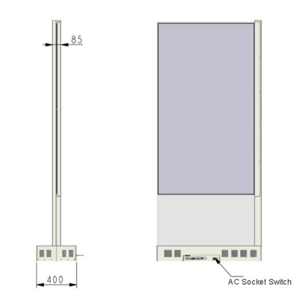 77 inch High Quality Transparent OLED Touch Screen Display for Outdoor Retail Storefronts Museums Showrooms Exhibitions Direct