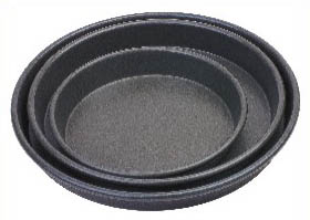 Round Bread Baking Equipment Aluminium Bakeware Pizza Pan Anode / Super Hard Anodic