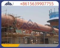 190 kg/h Horno rotativo de carbono Horno de detección de temperatura infrarroja en planta de cemento