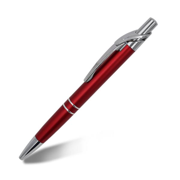 Customizable Aluminum Ball Pen Red Classic Design Metal Ballpoint Pen Logo Pen