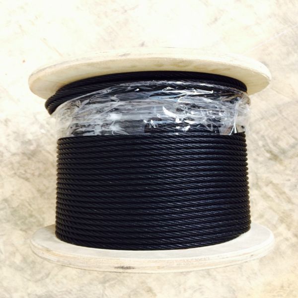 7×7 7x19 Black Anodized Cable for Entertainment Industry