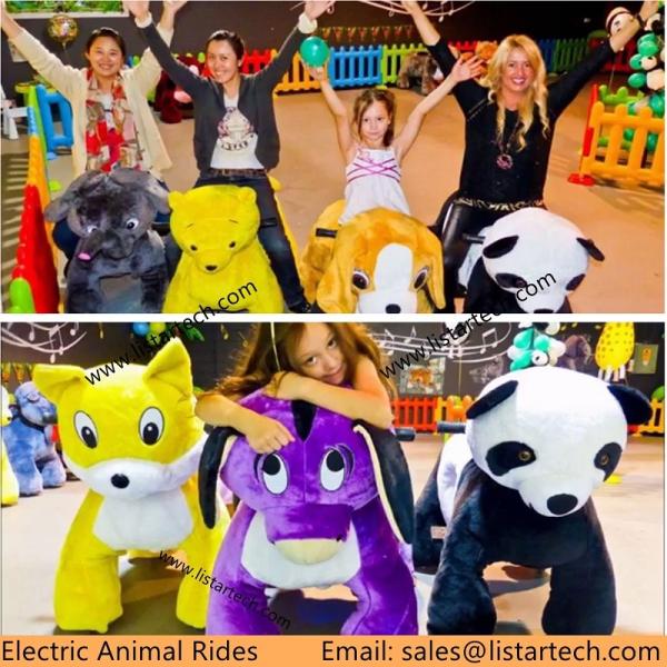 Zippy Rides Fun on Wheels No-Coin Operated Animal Rides Great for School Carnivals & Party
