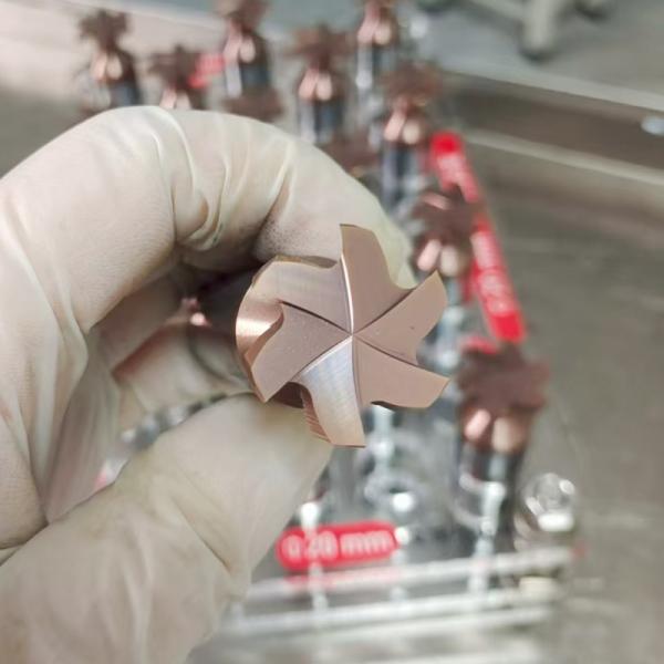 High Precision Carbide T Slot Milling Cutter 6 Flutes End Mill For Assembly Platforms