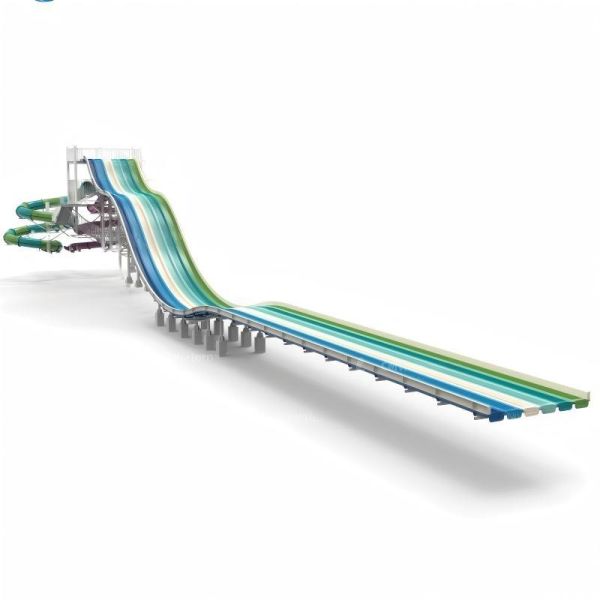 Children Water Park Slide Combined Six Parallel Double Spiral