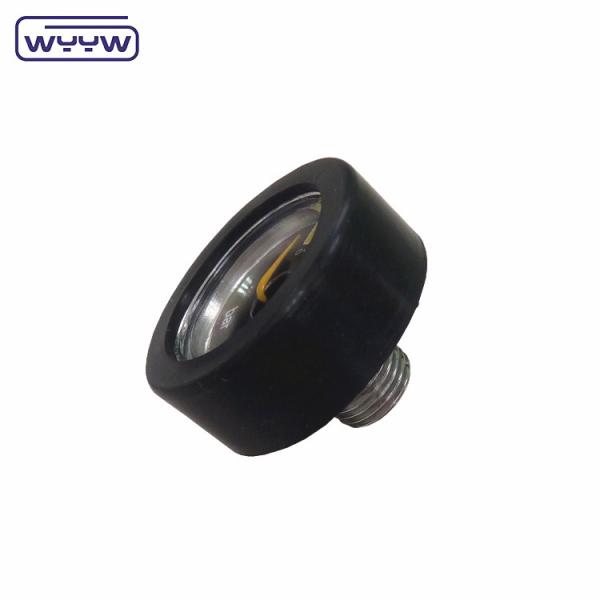 Amazon Venda Quente 20mm Negro Mini Medidor de Pressão Digital 4000psi 6000psi 1/8NPT Micro Medidor Manômetro para Paintball PCP Air