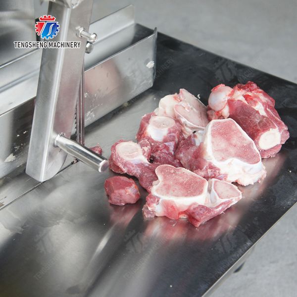 La machine congelée sciante solides solubles de transformation de la viande d'abattoir pêchent la décomposition d'os