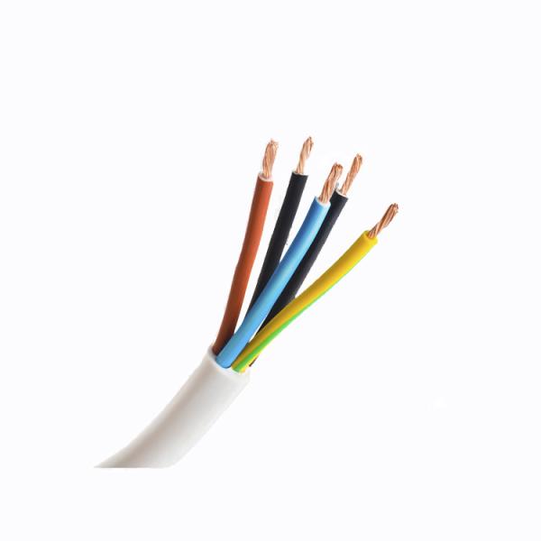 5G X 0.5mm2 Oil Acid Resistant Cable , H05VVF Overhead Electric PVC Insulated Wire Cable