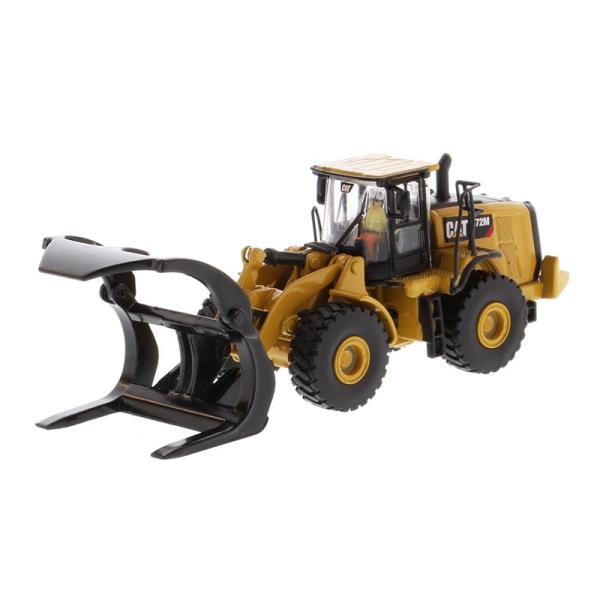 DM 1:87 972M Chargeuse sur pneus avec fourche à grumes Modèle de véhicule d'ingénierie 85950