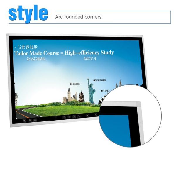 Interactive Educational Touch Screen LCD Monitor 65 Inch Wall Mounted Energy - Efficient