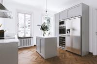 Chine Fabricants en gros Fabrique Armoire de cuisine Meubles type porte plate