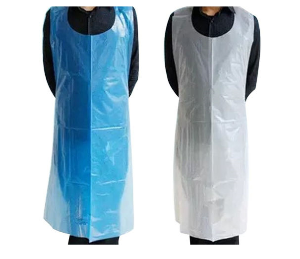 0.04MM Thick Disposable Plastic Apron Oil Proof Dirt Proof 81x140cm Size