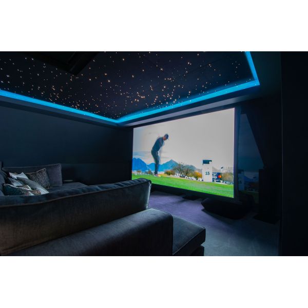 RF удаленный RGB освещает фибровый картон полиэстера панелей потолка звезды оптического волокна для домашнего кино