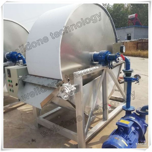 Stainless Steel Auxiliary Equipment Automatic Starch Vacuum Drum Filter For Food Industry