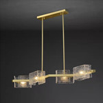 стиль пульсации воды светов шкентеля 3000k 6000k современный дизайнерский декоративный стеклянный