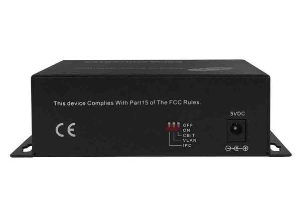 1310/1550nm Commercial Ethernet Media Converter with 1 Fiber and 4 POE Ports