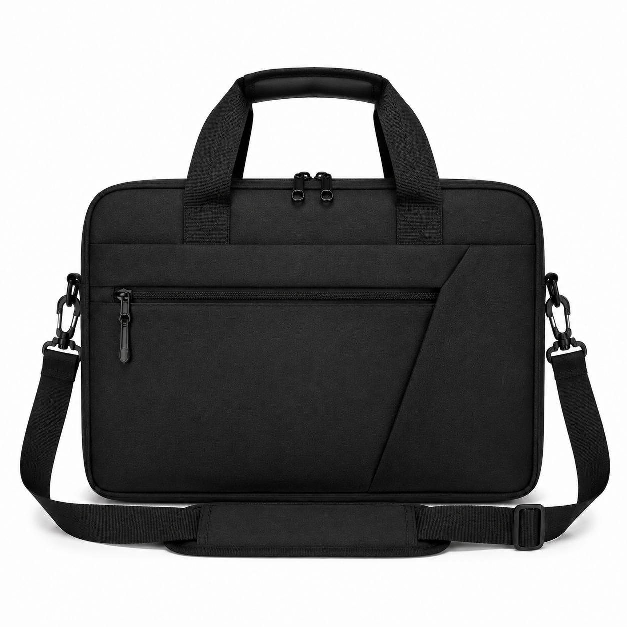 Water Resistant Laptop Bag With Padded Compartment And Multi Pocket Design For Business Travel, Office And Daily Commute