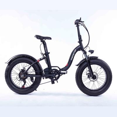 20 Inch Electric Folding Fat Bike 350w 36v Battery Waterproof In Rain