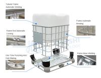 Máquina automática de soldagem de gaiola IBC de alta precisão Tempo de soldagem curto CE