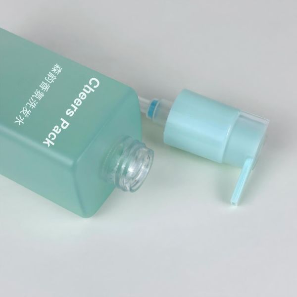 Botellas de cosméticos PET para champús, lavado corporal con bomba Botellas de cosméticos PET