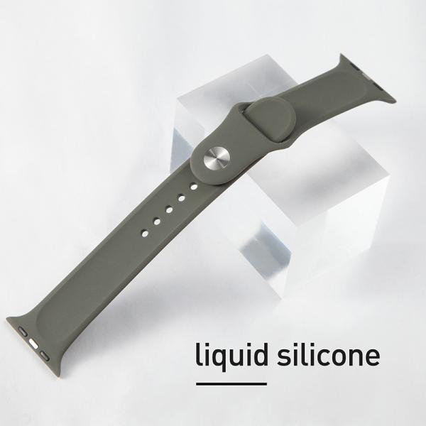 Classic Mens Silicone Watch Straps For Apple Watch Band