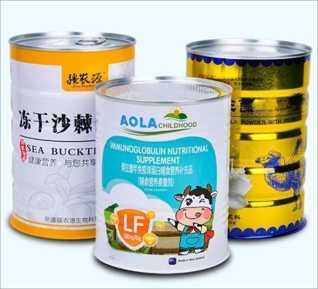 380ml Three Piece Can 73mm Diameter Caliber 300 Safety Food Tin Packing