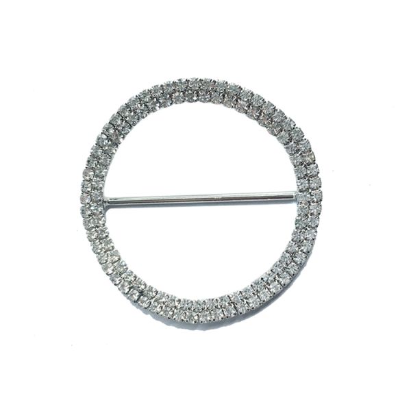 Circle Style Round Fashion Shoe Decoration Iron Or Copper Material