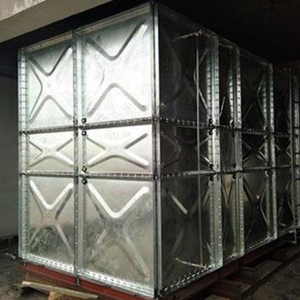 HDG Fire Fighting Security Galvanized Steel Water Tank Large Capacity Customized