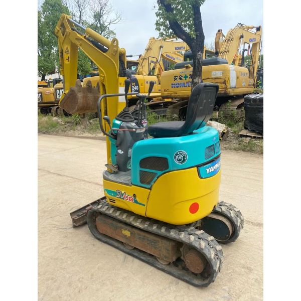Compact 10.3KW YANMAR SV08-1A Used Small Excavator With Hydraulic Pump