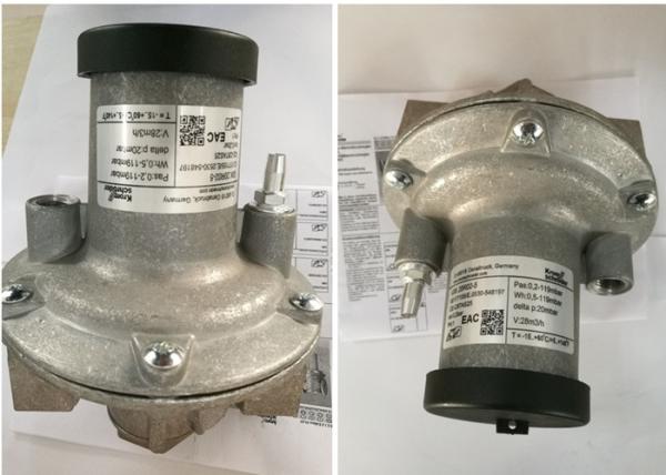 Krom Schroder Brand Gas Pressure Regulator Valve 200 Mbar Operation Maximum Pressure GIK20R02-5