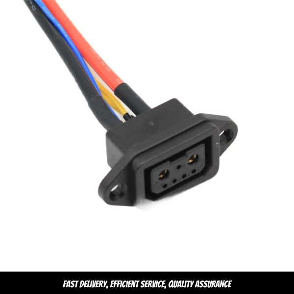 Jbocnt EV Charging Socket 2+4P EV Connector For Ebike Lithium Battery Charging / Discharging
