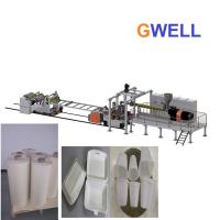 Chaîne de production en plastique de feuille de boursouflure de PLA de machine d'extrusion de feuille de PLA boudineuse à vis jumelle