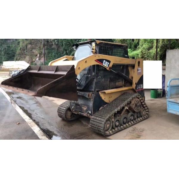 Used Japan Original Paint Caterpillar Wheel Loader 247B with High Operating Efficiency