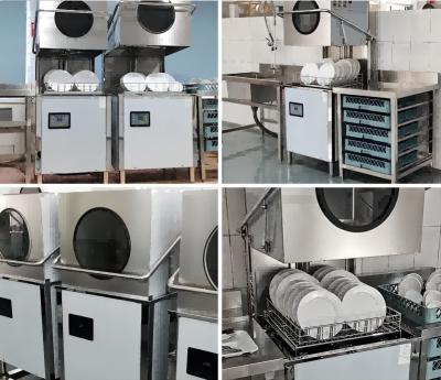 220V 50HZ Commercial Portable Dishwasher / Conveyor Dishwasher With Dryer