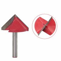 Pièces de routeur en V-Groove à pointe de carbure pour l'aluminium en bois plastique