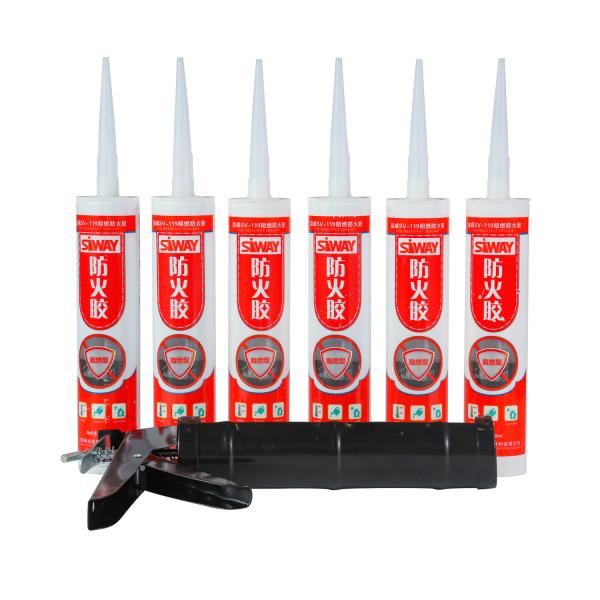Good Sealing Fire Resistant Silicone Sealant 280ml For Walls Floors