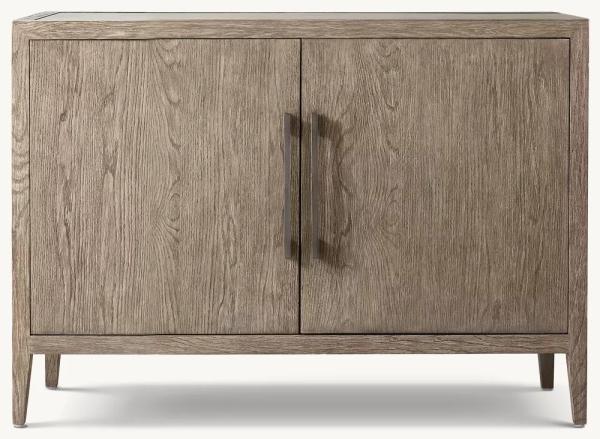 Bedroom Console Table Cabinet With Sintered Stone Top And Modern Design