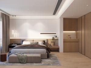 Fadior Premium Luxury guarda-roupa de aço inoxidável com Mini Bar e Vanity