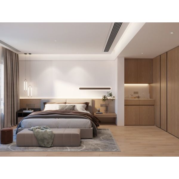 Fadior Premium Luxury Stainless Steel Wardrobe With Mini Bar And Vanity