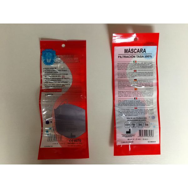 CMYK Gravure Printing OPP CPP Laminated Mask Packaging Bag Game Card Pouch Sleeves