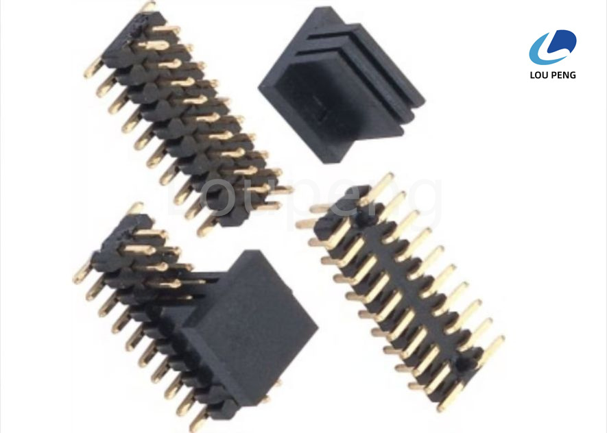 3.0AMP Through Hole Pin Header With Operation Temperature Range Minus 65 Celsius To Plus 125 Celsius Connector For Circuit Board