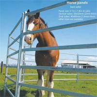 6 Pieds Ferme Fermeture pour écraser le bétail Fermeture pour le bétail Traitement des animaux en métal Panneaux de clôture pour bétail
