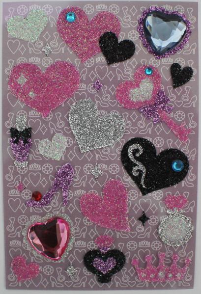 Brightness Gem Phone Recollections Bling Stickers With Decorative Jewelry