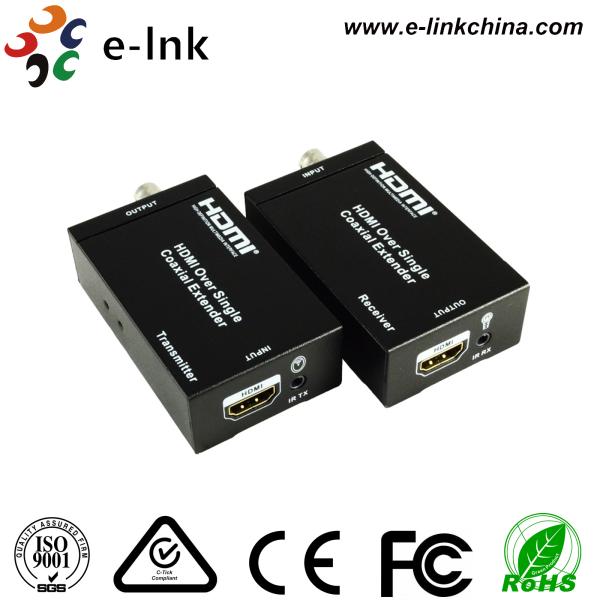 HDMI Extenders over Single RG6 Coaxial Cable up to 100m/328ft Support IR Remote Control