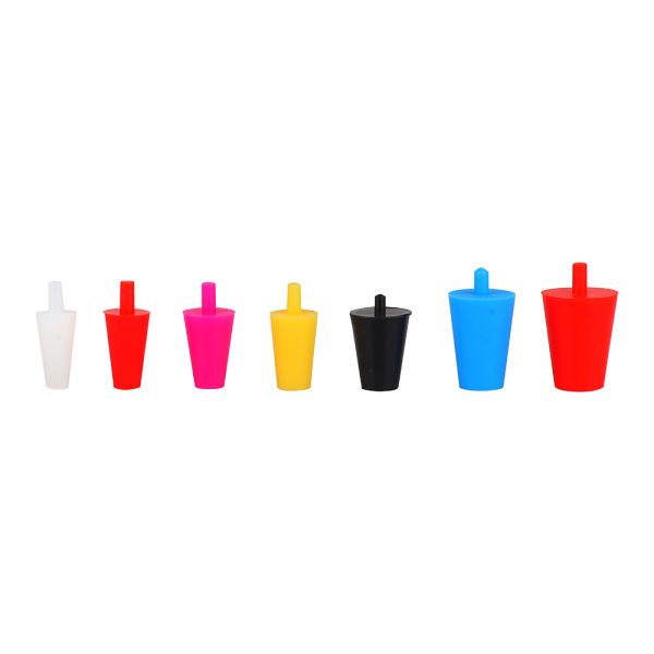 Silicone Tapered Spray Paint Plugs Temperature Resistant Coating Paint Protection Stoppers for Industrial in Various Colors