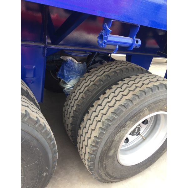 Логистической индустрии Три цапфы Типпер Семи, трейлер кровати груза Семи низкий