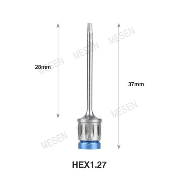 Dentiste Version étendue Implantés tournevis kit de prothèse universel Dimensions précises / Résistant à l'abrasion