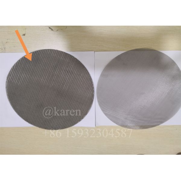 SS MS Extruder Screen Pack / Filter Disc Mesh For Recycle Plastic Pelletizer Machine