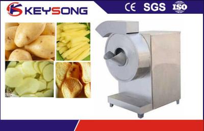 380v / 220v  65kw Potato Chips Making Machine / Cutter High Automation 100-150kg / H Output