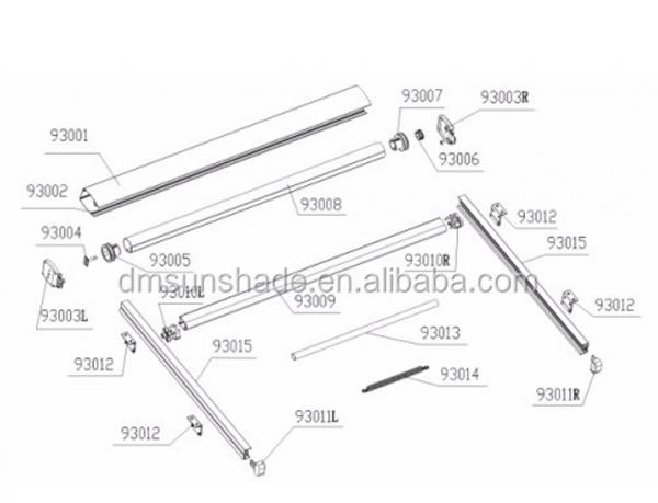 Aluminum Garden Waterproof Awning Motorized Retractable Conservatory